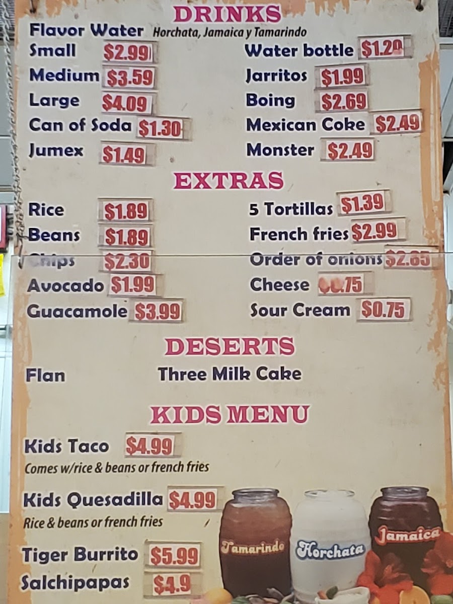 Pineda Tacos Plus Menu - Image 1
